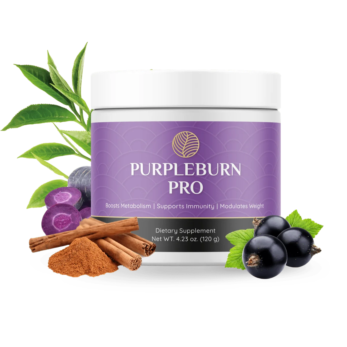 PurpleBurn Pro Weight Management Support — Front Label